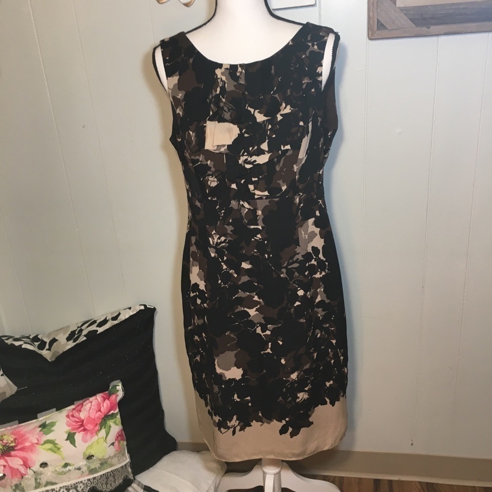 Donna Ricco sleeveless silk dress